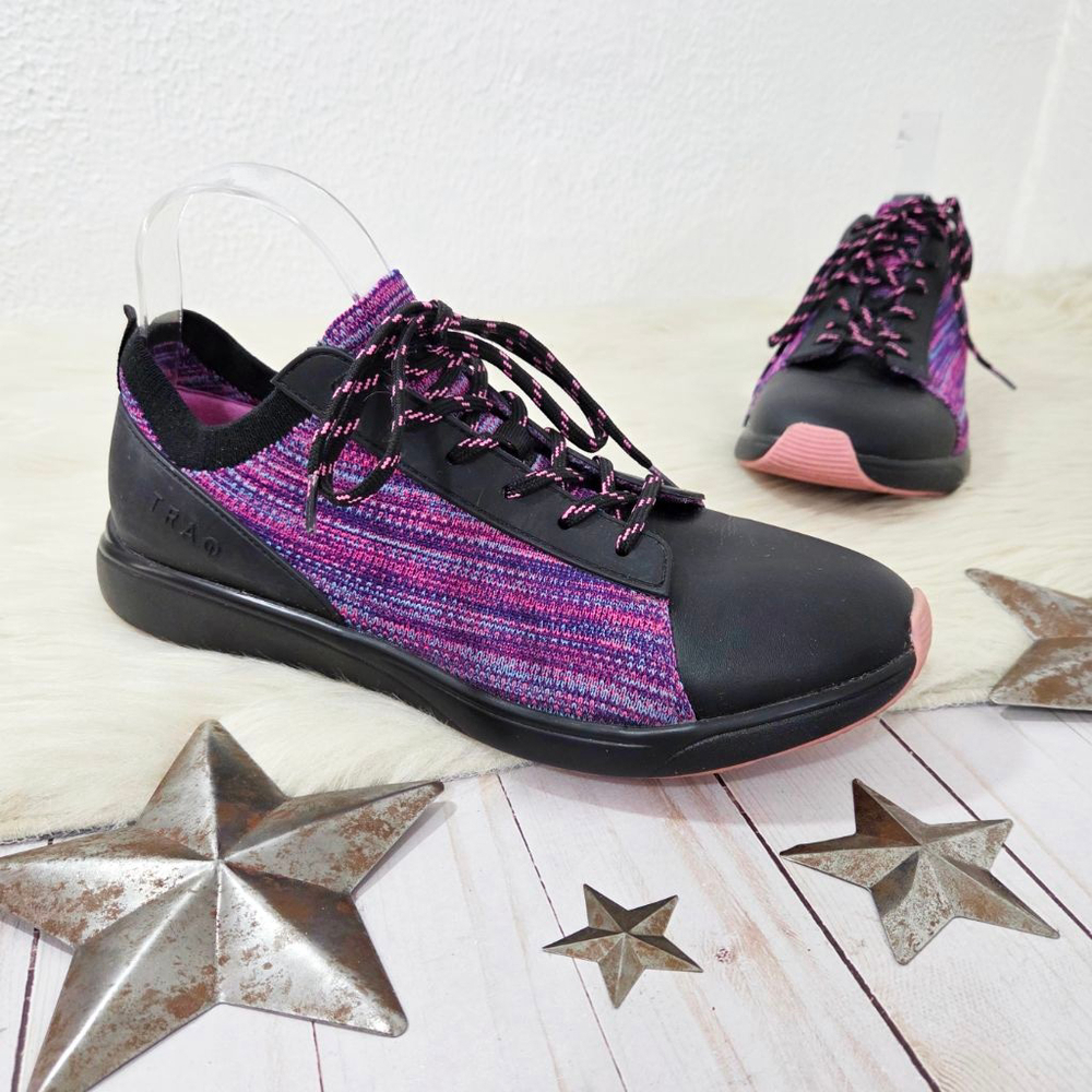 Alegria Traq Qest running shoes sneakers pink black purple women's Size 40